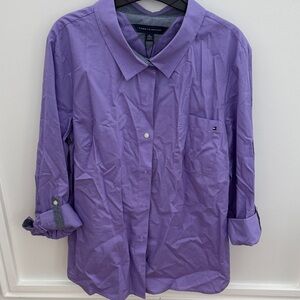 Tommy Hilfiger Lavender Button-Down Shirt